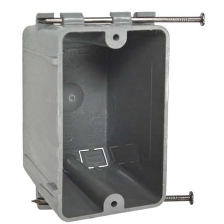 Electrical Box, 18 cu in, Cable Box Type, 1 Gang, Thermoplastic, Rectangular Shape MPN:7302RAC