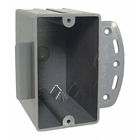 Electrical Box, 20 cu in, Handy Box Type, 1 Gang, Rectangular Shape MPN:7717RAC