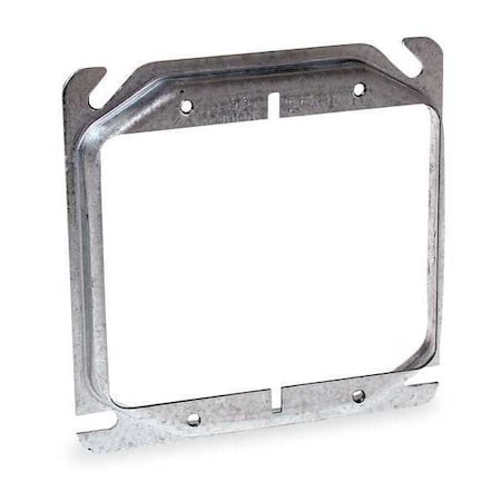 Mud Ring, 2 Gangs, Galvanized Zinc, Floor Box Type MPN:778