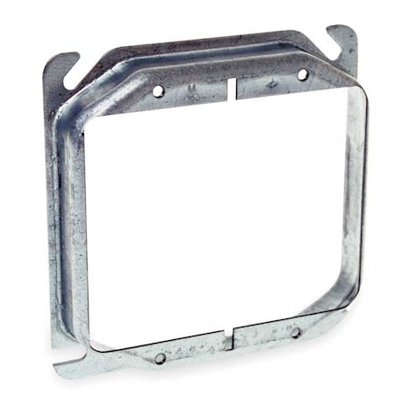 Mud Ring, 2 Gangs, Galvanized Zinc, Square Box Type MPN:779