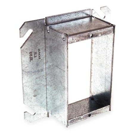 Mud Ring, 1 Gang, Galvanized Zinc, Square Box Type MPN:785