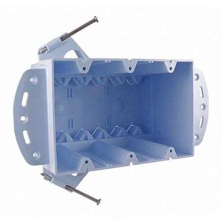 Electrical Box, 74 cu in, Outlet Box Type, 3 Gangs, Rectangular Shape MPN:7874RAC
