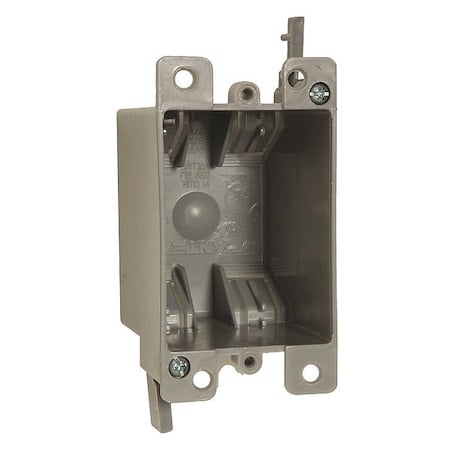 Electrical Box, 14 cu in, Cable Box Type, 1 Gang, Thermoplastic, Square Shape MPN:7887RAC