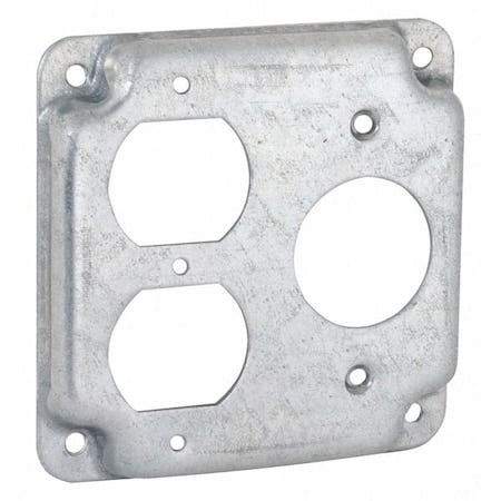 Box Cover, 2 Gang, Steel, Duplex Receptacle Cover Type MPN:806C