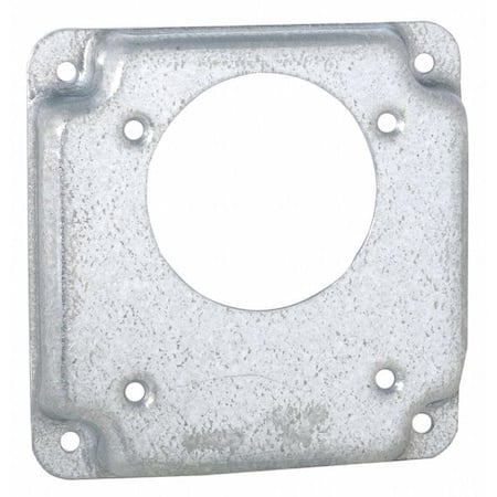 Electrical Box Cover, Square, Steel, Receptacle Cover MPN:815C