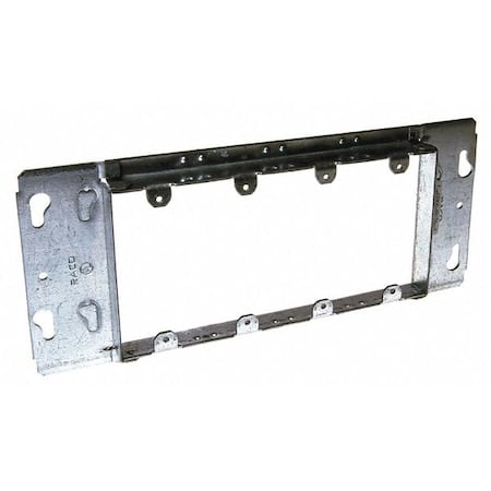 Box Cover, Square Box Type, 4 Gang, Galvanized Steel, Blank Cover Type MPN:823