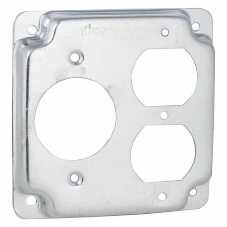 Box Cover, 2 Gang, Steel, Duplex Receptacle Cover Type MPN:831C