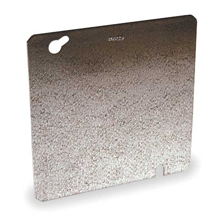 Box Cover, Square Box Type, 2 Gang, Galvanized Zinc, Blank Cover Type MPN:832SP