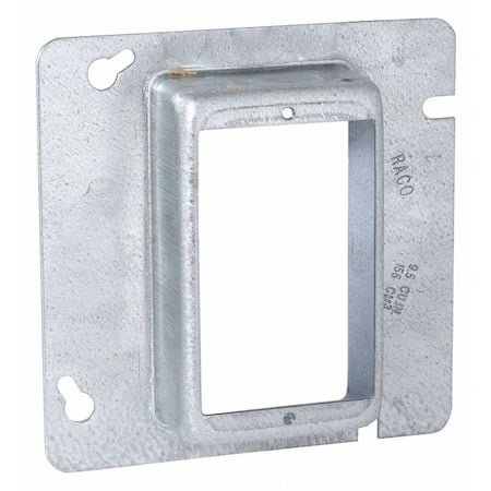 Box Cover, Square Box Type, 2 Gang, Steel, Ring Cover Type MPN:842
