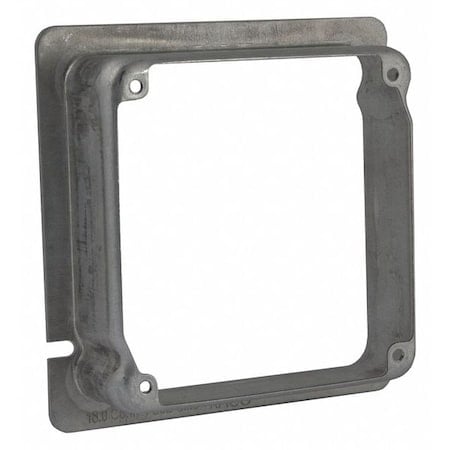 Mud Ring, 2 Gangs, Square Box Type MPN:859