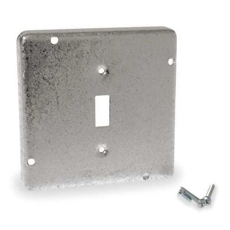 Box Cover, Switch Box Type, 2 Gang, Galvanized Steel, Toggle Switch Cover Type MPN:870RAC
