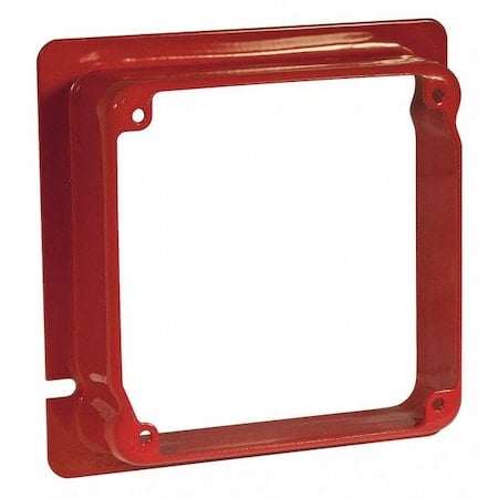 Mud Ring, 2 Gangs, Pre-Galvanized Steel, Floor Box Type MPN:911-17