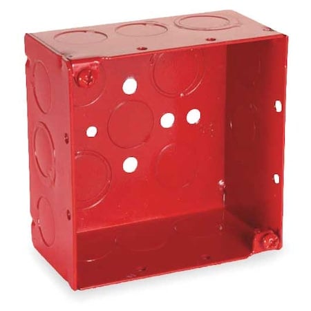 Electrical Box, 30.3 cu in, Square Box Type, 2 Gangs, Galvanized Steel, Square Shape MPN:911-3