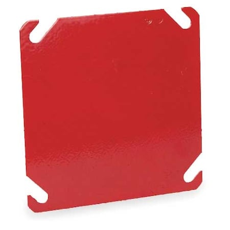 Box Cover, Square Box Type, 2 Gang, Galvanized Steel, Blank Cover Type MPN:911-8