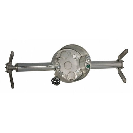 Electrical Box, 22.4 cu in, Ceiling Box Type, Steel MPN:937