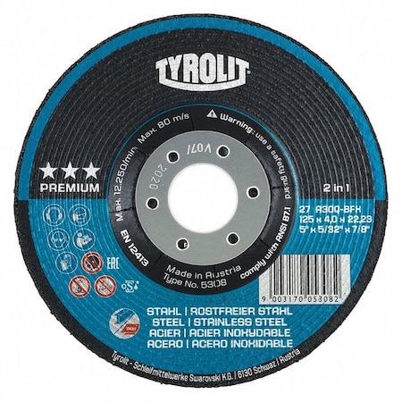 Grind Wheel, T27, 4.5
