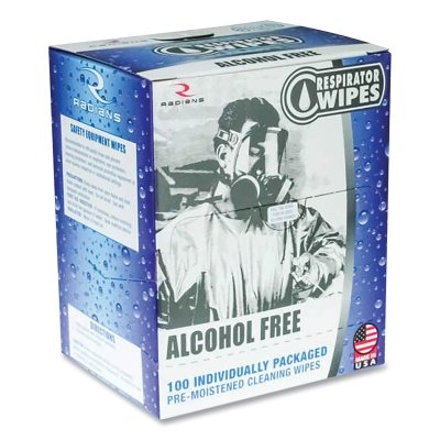 Respirator Wipes Alcoholfree-Bx of 100 MPN:RWAF-100