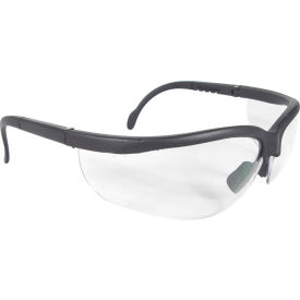 Radians® JR0110ID Journey™ Half Frame Safety Glasses Clear Lens Black Frame JR0110ID - Pkg Qty 12