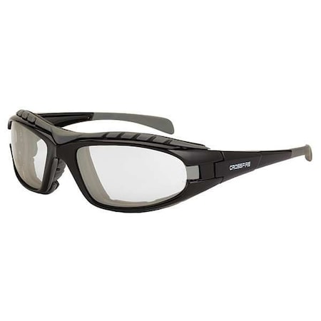 Crossfire Diamondback, Safety Glasses, Anti-Fog & Anti-Scratch, Indoor/Outdoor Lens, Black Frame MPN:27615 AF