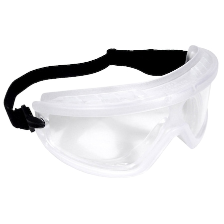 Impact Resistant Safety Goggles, Clear Anti-Fog Lens, Barricade Series, 10PK MPN:BG1-11