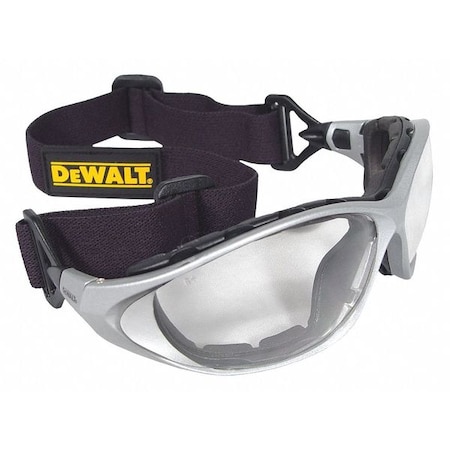Safety Goggles, Clear Lens, Anti-Fog, Foam Shield Lining, Elastic Strap, Framework Series MPN:DPG95-11