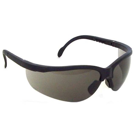 Journey, Safety Glasses, Anti-Scratch, Smoke Lens, Black Frame, Half-Frame MPN:JR0120ID