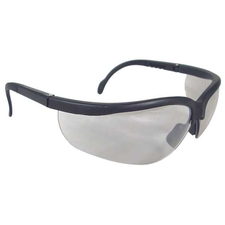 Journey, Safety Glasses, Anti-Scratch, Indoor/Outdoor Lens, Black Frame, Half-Frame MPN:JR0190ID