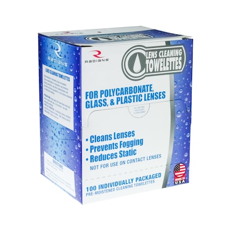 Lens Cleaning Towelette Dispenser, 100 MPN:LCD100