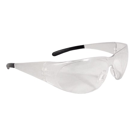 Safety Glasses Clear Lens, Clear Frame, No MPN:LL0010ID