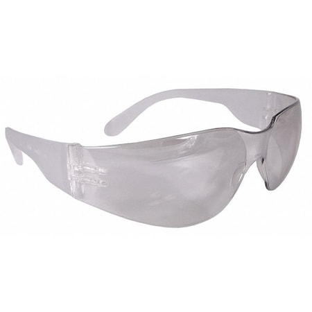 Mirage, Safety Glasses, Anti-Fog & Anti-Scratch, Clear Lens, Clear Frame, Frameless MPN:MR0111ID