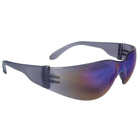 Mirage, Safety Glasses, Anti-Scratch, Rainbow Mirror Lens, Rainbow Frame, Frameless MPN:MR01R0ID