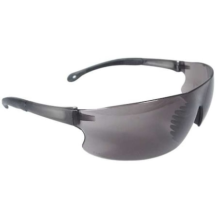 Rad-Sequel, Safety Glasses, Anti-Scratch, Smoke Lens, Smoke Frame, Frameless MPN:RS1-20