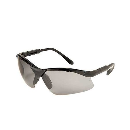 Revelation, Safety Glasses, Anti-Scratch, Smoke Lens, Black Frame, Half-Frame, Polarized MPN:RV01PO1D