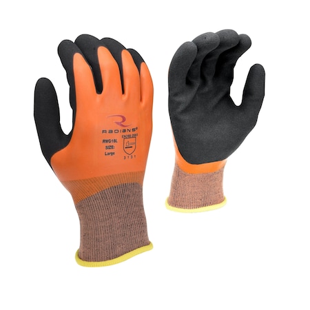 Latex Coated Gloves, Latex, Sandy, Palm, XL 1 PR MPN:RWG18XL