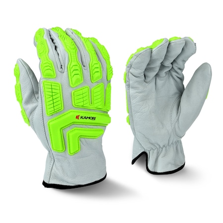 Work Gloves, Slip On, L, 1 PR MPN:RWG51L