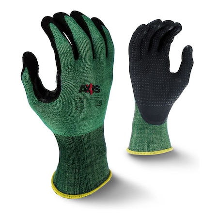Cut Resistant Coated Gloves, Cut Level A2, Dotted, Foam Nitrile, XS 1 PR MPN:RWG538XS
