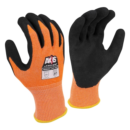 Cut-Resistant Coated Gloves, Cut Level A6, Nitrile, Sandy, S 1 PR MPN:RWG559S