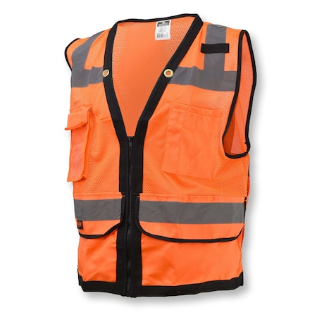 Radians SV59Z Type R Class 2 Heavy Duty, 100% Polyester Mesh and 100% Polyester Woven Twill, Size 2X MPN:SV59Z-2ZOD-2X