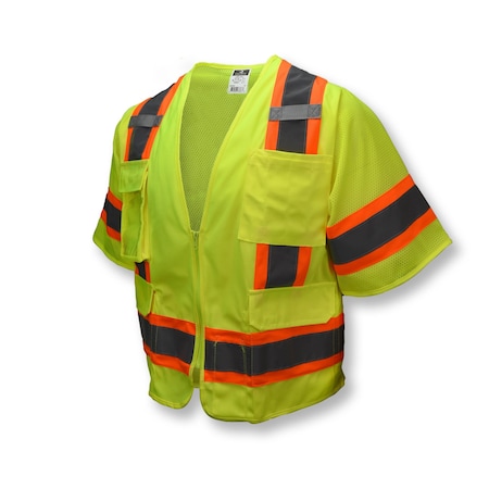 Radians SV63 Two Tone Surveyor Type R Cl, 100% Polyester Mesh and 100% Polyester Tricot, Size M MPN:SV63GM