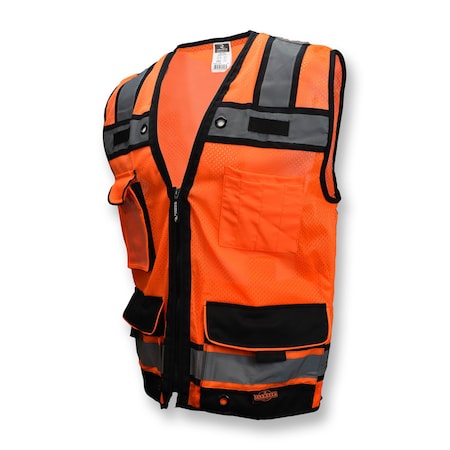Radians SV65 Type R Class 2 Heavy Duty S, 100% Polyester Mesh and 100% Polyester Woven Twill, Size M MPN:SV65-2ZOM-M