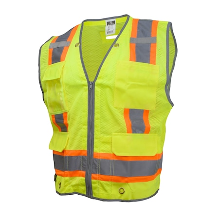 Radians SV6H Type R Class 2 Heavy Duty T, 100% Polyester Mesh and 100% Polyester Tricot, Size 4X MPN:SV6HG-4X