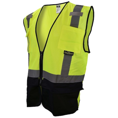 Radians SV7B Surveyor Type R Class 2 Saf, 100% polyester mesh with solid pockets, Type R Class 2 MPN:SV7B-2ZGM-2X/3X