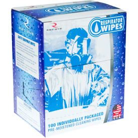 Radians® RW-100 Respirator Cleaning Wipes 100/Box RW-100 - Pkg Qty 10