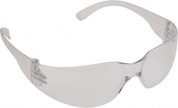 Safety Glass: Anti-Fog & Scratch-Resistant, Polycarbonate, Clear Lenses, Frameless, UV Protection MPN:MRS110ID