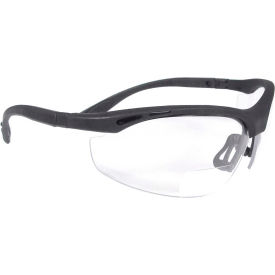 Radians® CH1-130 Cheaters™ Bi-Focal Safety Glasses Clear 3.0 Lens Black Frame CH1-130 - Pkg Qty 12