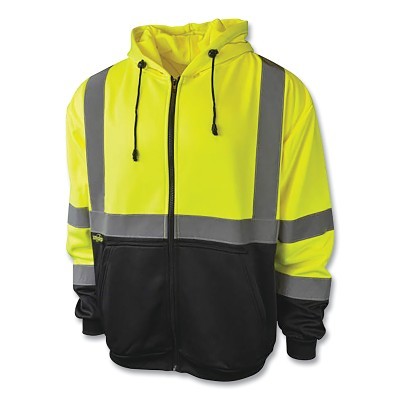 CL3 Col Block Hooded Zipswtshrt-Grn-M MPN:SJ01B-3ZGS-M
