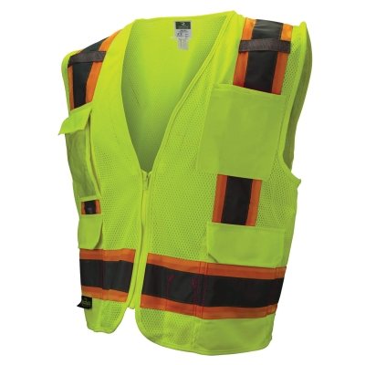 Surveyor Two-Tone All Mesh Vest Grn 3X MPN:SV6-2ZGM-3X