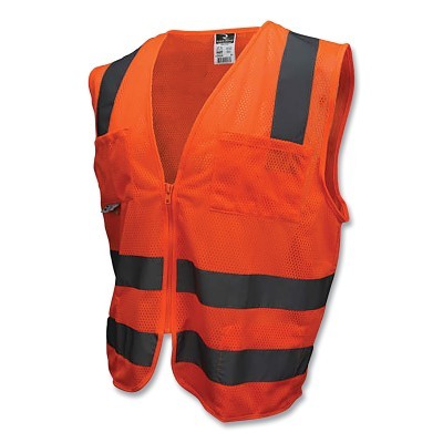 Standard TPR/CL2 Mesh Safety VEST-ORG-3X MPN:SV8OM3X