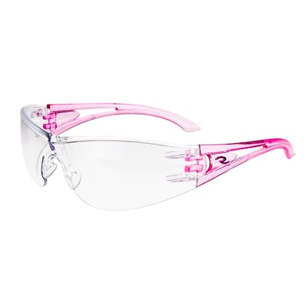 Optima Safety Glass-Pink/Clr MPN:OP6710ID