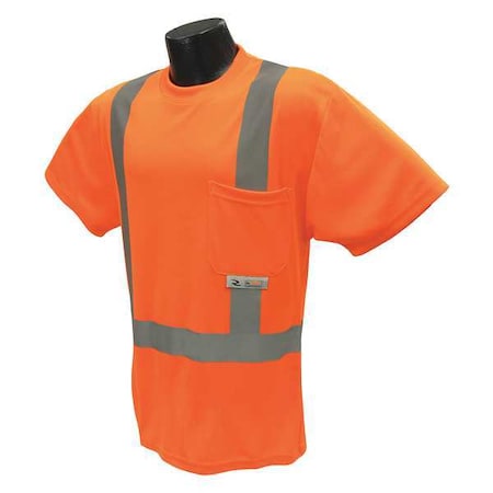 CL2 Hv Safety T-Shirt w/Max-Dri-Org-Xl MPN:ST11-2POS-XL